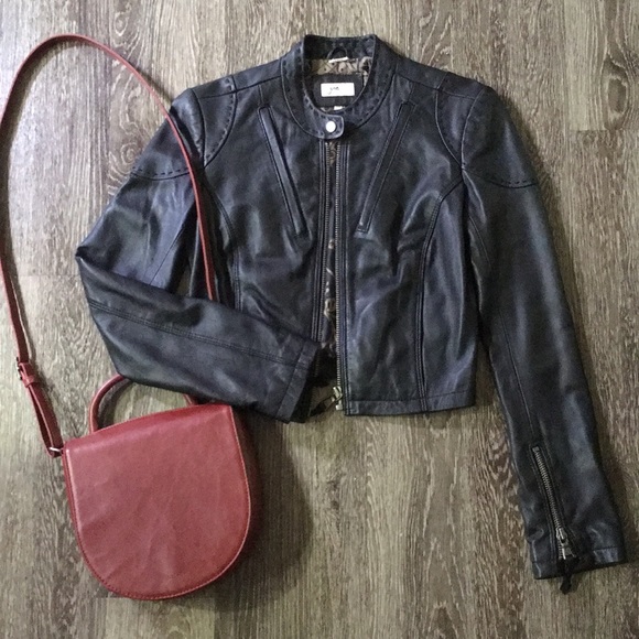 June Jackets & Blazers - EUC Nordstrom real leather jacket- offers welcome!